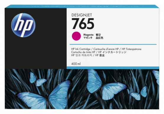 HP 765 Magenta Original DesignJet Ink Cartridge (F9J51A) 