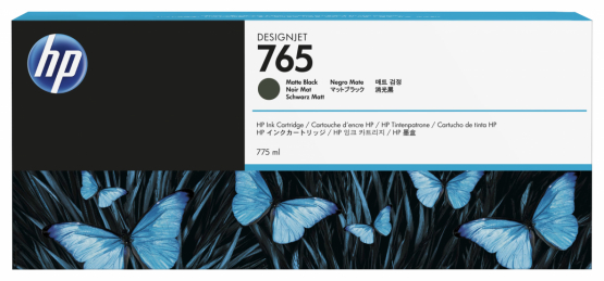 HP 765 Matte Black Original DesignJet Ink Cartridge (F9J55A) 