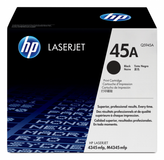 HP 45A Black Original Toner Cartridge (Q5945A) 