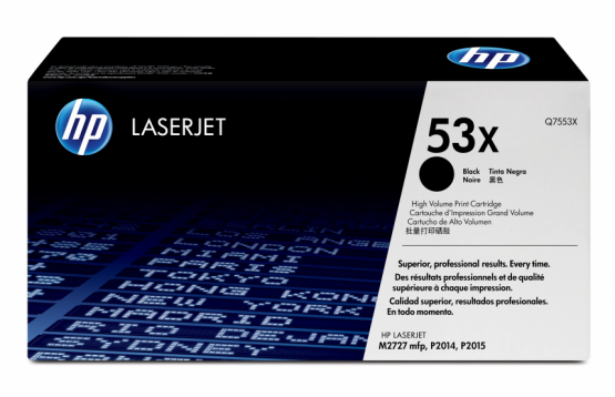 HP 53X Black Original Toner Cartridge - High Capacity (Q7553X) 