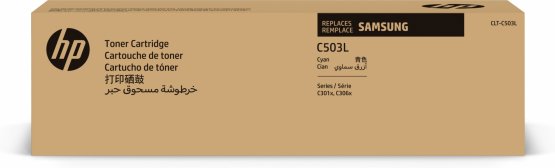 Samsung CLT-C503L Cyan Toner Cartridge - High Capacity (SU014A) 