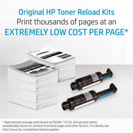 HP 143AD Dual Pack Black Neverstop Toner Reload Kit(W1143AD) 