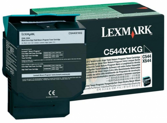 Lexmark C544X1KG Black Original Toner Cartridge (C544X1KG) 