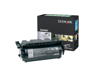 Lexmark 12A7460 Black Original Toner Cartridge (12A7460) 