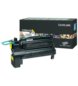 Lexmark C792A1YG Yellow Original Toner Cartridge (C792A1YG) 