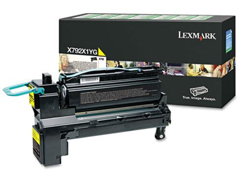 Lexmark X792X1YG Yellow Original Toner Cartridge (X792X1YG) 