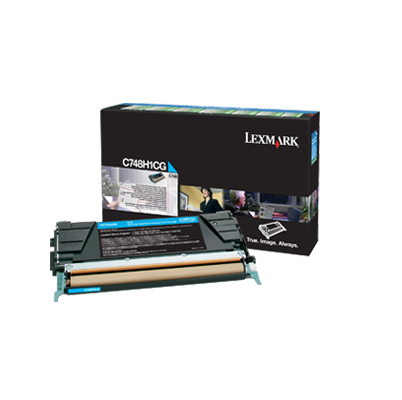 Lexmark C748H1CG Cyan Original Toner Cartridge (C748H1CG) 