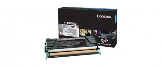 Lexmark X746H2KG Black Original Toner Cartridge (X746H2KG) 