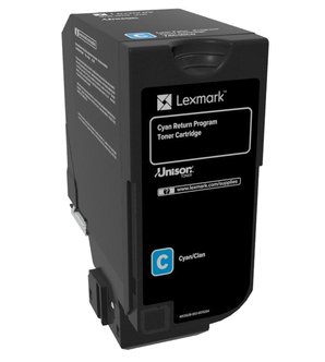Lexmark 74C20C0 Cyan Original Toner Cartridge (74C20C0) 