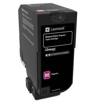 Lexmark 74C20M0 Magenta Original Toner Cartridge (74C20M0) 