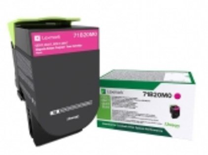 Lexmark 71B20M0 Magenta Original Toner Cartridge (71B20M0) 