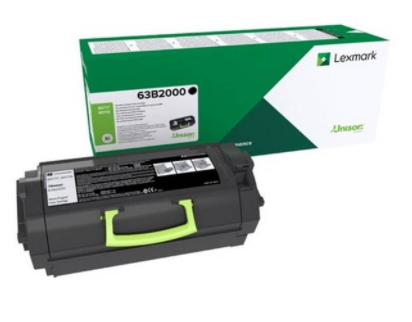 Lexmark 63B2000 Black Original Toner Cartridge (63B2000) 