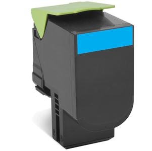 Lexmark 802HC Cyan Original Toner Cartridge (80C2HC0) 