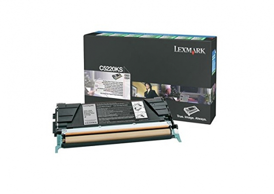 Lexmark C5220KS Black Original Toner Cartridge (C5220KS) 