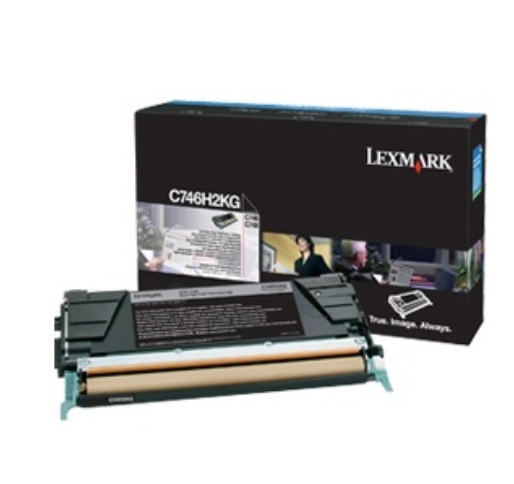 Lexmark C746H3KG Black Original Toner Cartridge (C746H3KG) 