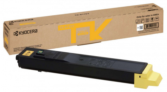 Kyocera TK-8115Y Yellow Original Toner Cartridge (TK8115Y) 