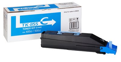 Kyocera TK-855C Cyan Original Toner Cartridge (TK-855C) 