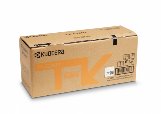 Kyocera TK-5280Y Yellow Original Toner Cartridge (1T02TWANL0) 