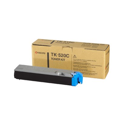 Kyocera TK-520C Cyan Original Toner Cartridge (1T02HJCEU0) 