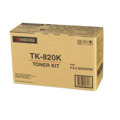 Kyocera TK-820K Black Original Toner Cartridge (1T02HP0EU0) 