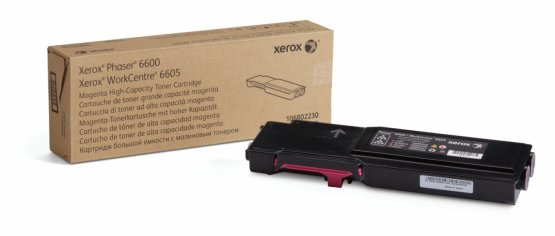 Xerox Phaser 6600 / WorkCentre 6605 Magenta Toner Cartridge - High Capacity (106R02230) 