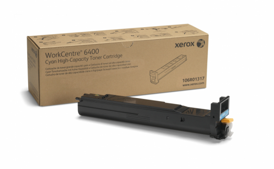 Xerox WorkCentre 6400 Cyan Toner Cartridge (106R01317) 