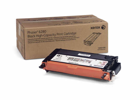 Xerox Phaser 6280 Black Toner Cartridge - High Capacity (106R01395) 