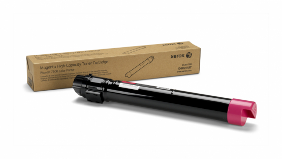 Xerox Phaser 7500 Magenta Toner Cartridge- High Capacity (106R01437) 