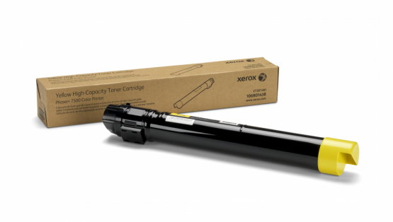 Xerox Phaser 7500 Yellow Toner Cartridge- High Capacity (106R01438) 