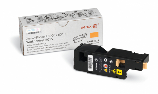 Xerox Phaser 6000 / 6010 / WorkCentre 6015 Yellow Toner Cartridge (106R01629) 