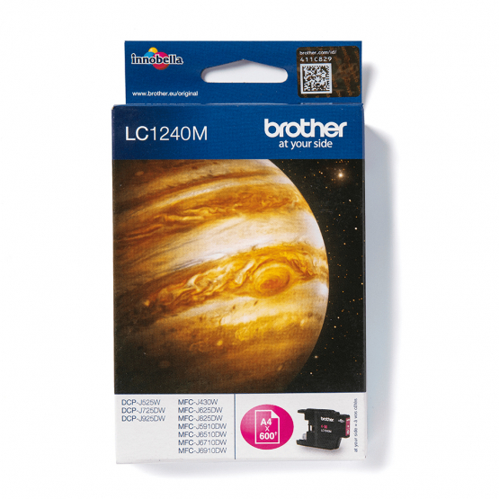 Brother LC-1240M Magenta Ink Cartridge (LC1240M) 