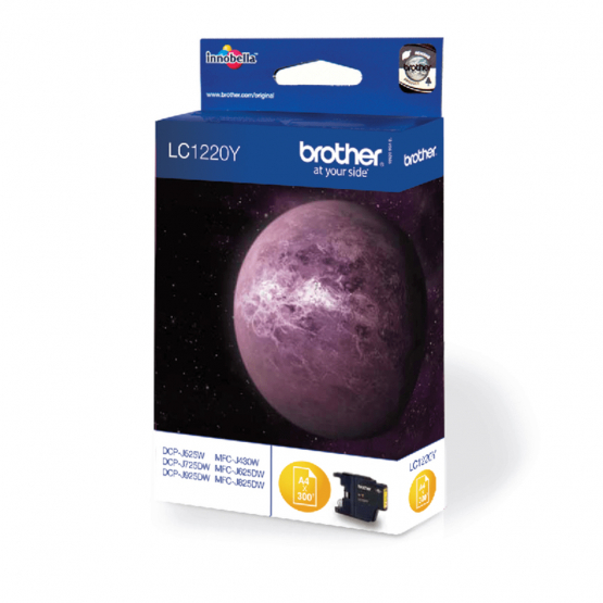Brother LC1220Y Yellow Ink Cartridge (LC1220Y) 