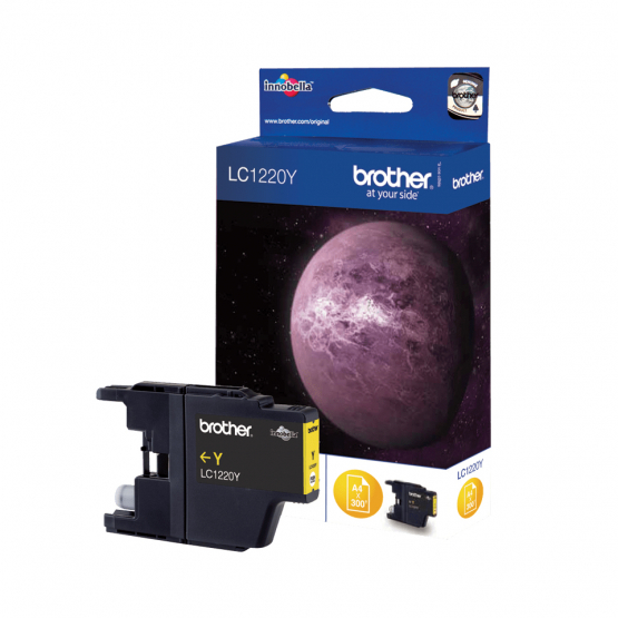 Brother LC1220Y Yellow Ink Cartridge (LC1220Y) 