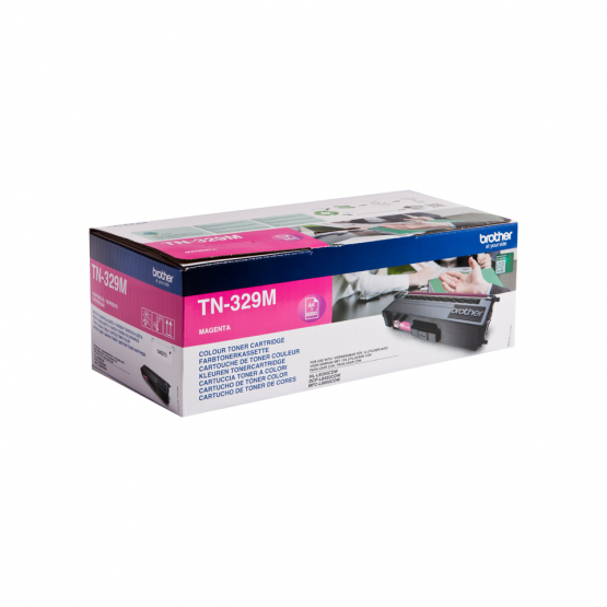 Brother TN-329M Magenta Toner Cartridge (TN329M) 