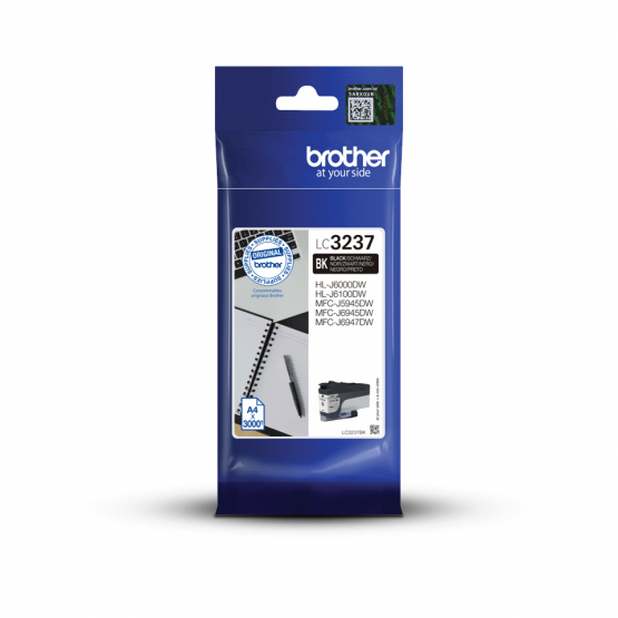 Brother LC-3237BK Black Ink Cartridge (LC3237BK) 