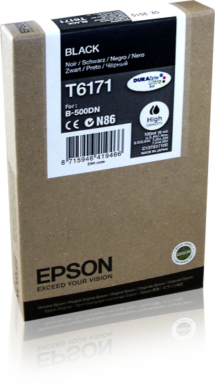 Epson Ink Cartridge HC Black 4k (C13T617100) 
