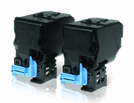 Epson C3900dn Black Toner Cartridge Twin Pack (C13S050594) 