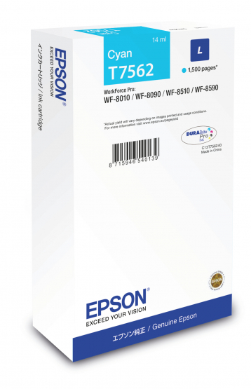 Epson Ink Cartridge L Cyan (C13T756240) 