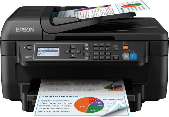 Epson WorkForce WF-2750DWF Inkjet A4 4800 x 1200 DPI 33 ppm Wi-Fi