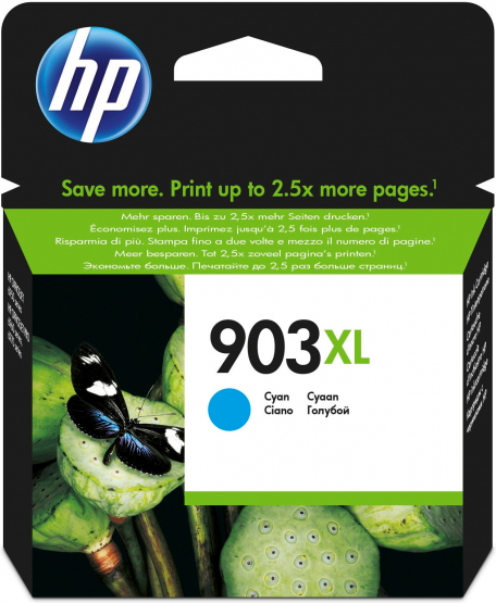 HP 903XL High Yield Cyan Original Ink Cartridge (T6M03AE) 